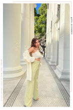 Load image into Gallery viewer, Chic Dates Two Piece Cardigan Set - Ivory

