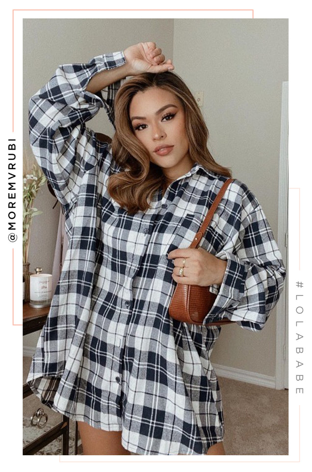 Load image into Gallery viewer, Baily Flannel - Navy
