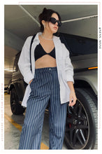 Load image into Gallery viewer, Being Chic Long Sleeve Button Up Top - White
