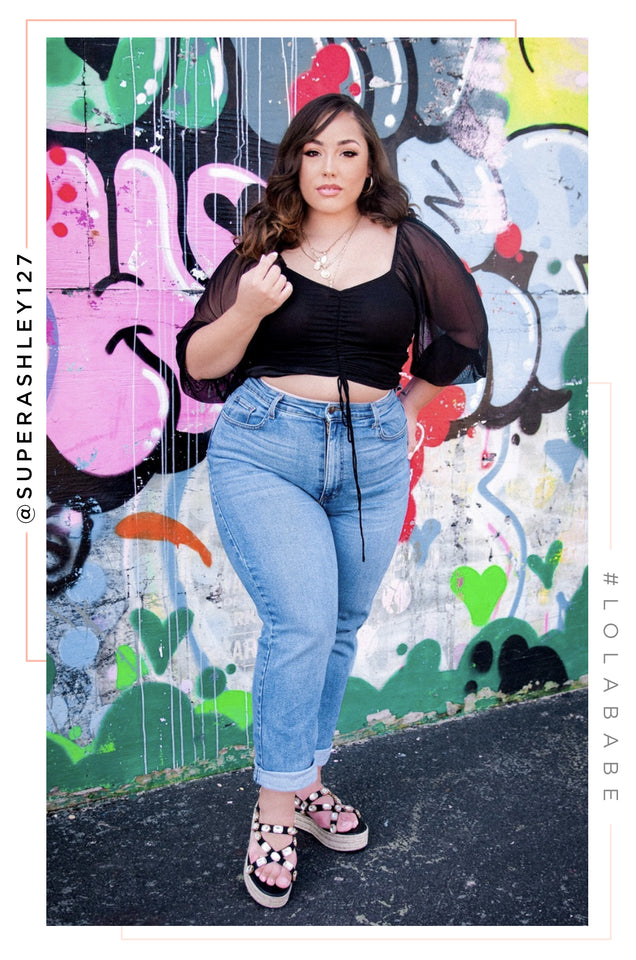Load image into Gallery viewer, Black Long Sleeve Top
