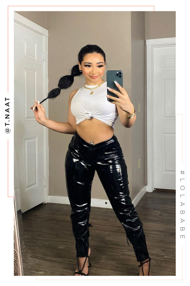 Load image into Gallery viewer, Shiny Ankle Pant
