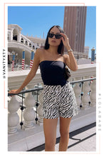 Load image into Gallery viewer, zebra print shorts 
