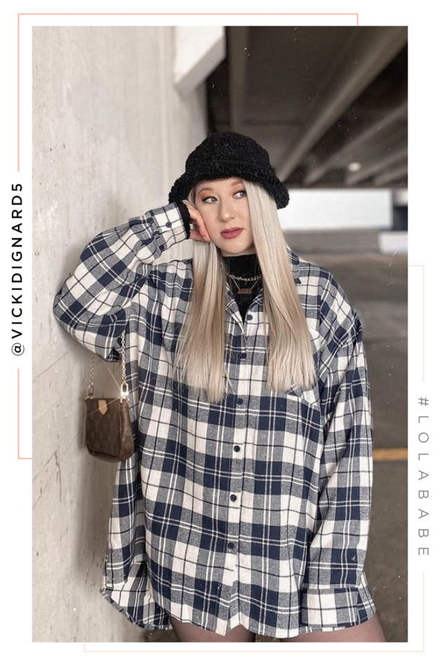 Load image into Gallery viewer, Baily Flannel - Navy
