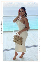 Load image into Gallery viewer, nude ribbed dress 
