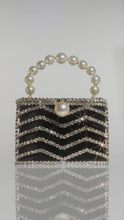Load and play video in Gallery viewer, Video Of Black Embellished Caged Bag
