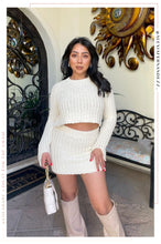 Load image into Gallery viewer, Elanya Mini Skirt - Cream
