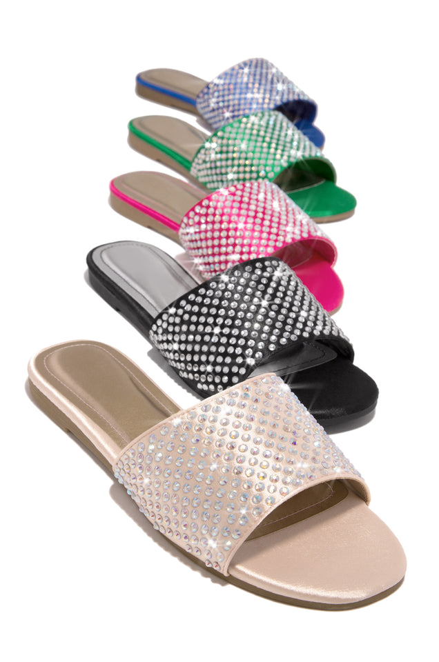 Load image into Gallery viewer, Sandals Available In Nude, Black, Pink, Green, Blue 

