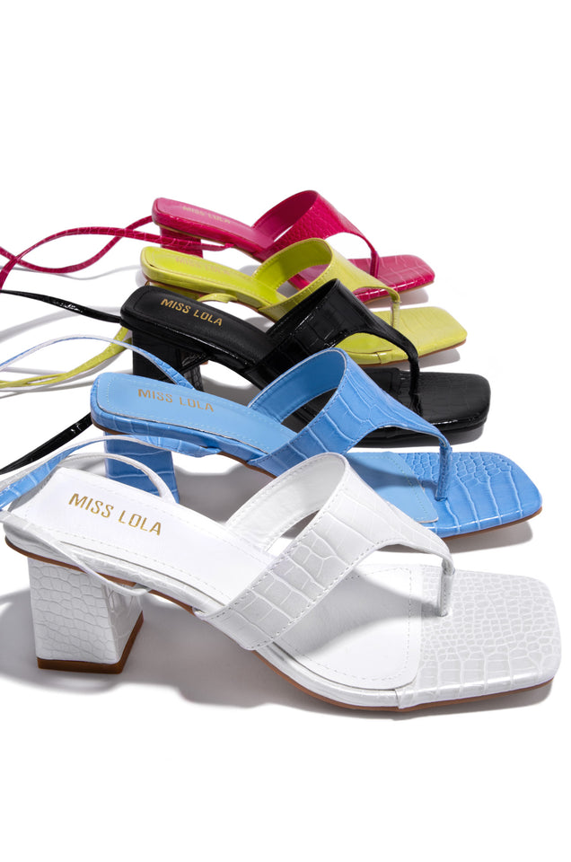 Load image into Gallery viewer, All Colors Available in Block Lace Up Heels
