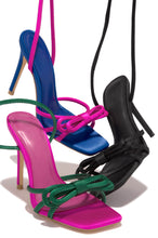 Load image into Gallery viewer, All Colors Available for Single Sole High Heels with Bow Detailed Strap
