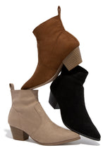 Load image into Gallery viewer, All Colors Ankle Boots - Tan, Stone and Black
