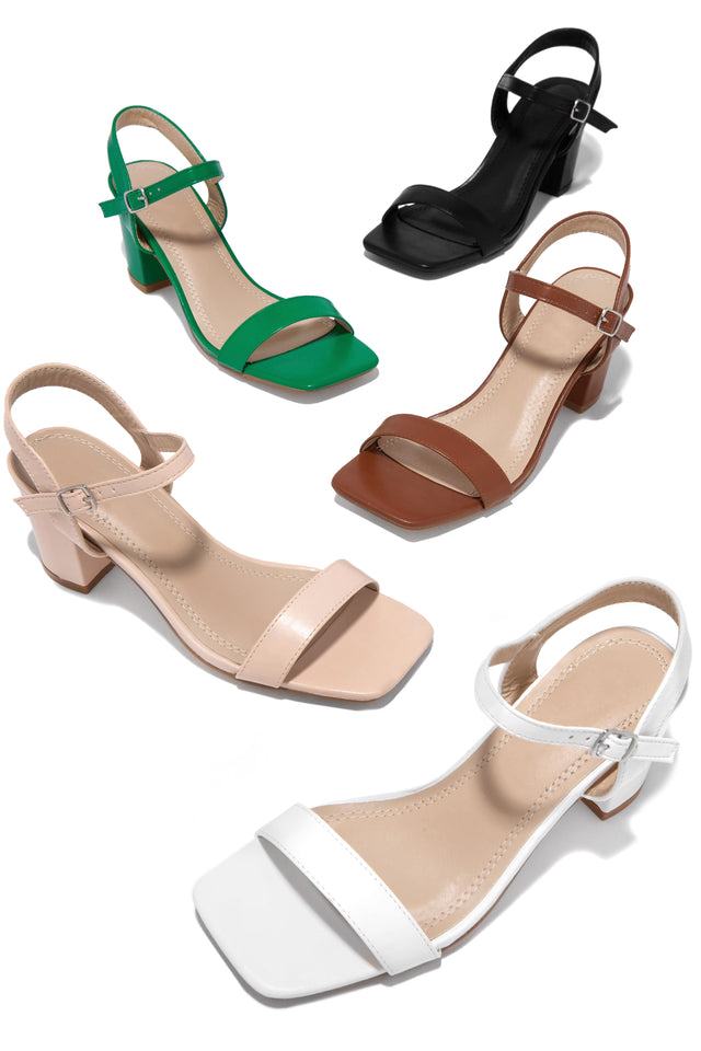 Load image into Gallery viewer, Multi Color Square Toe Block Heels
