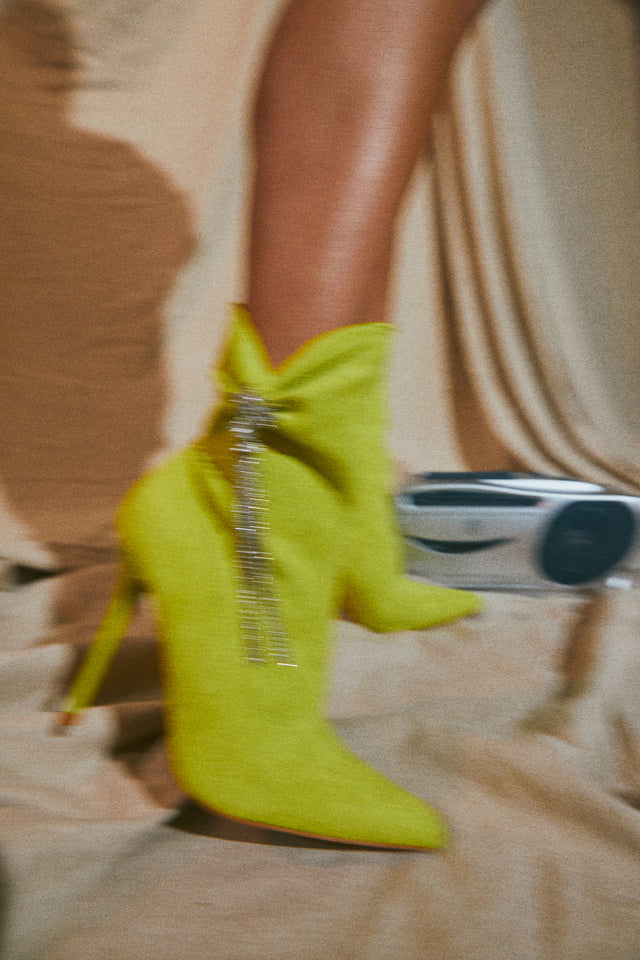 Load image into Gallery viewer, Green Bootie
