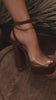 Video of Tan Platform Heels