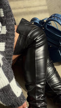Load and play video in Gallery viewer, Video Of Model Wearing Black Over The Knee Boots 
