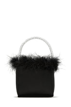 Load image into Gallery viewer, Black Faux Fur Bag
