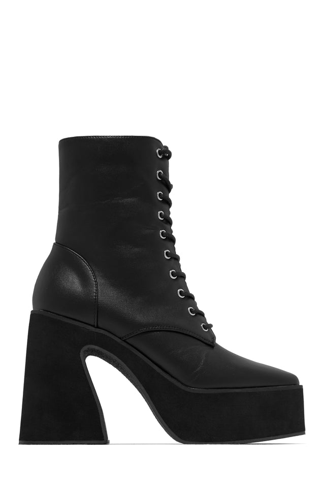 Wide Fit Pointed Block Heel Shoe Boots | boohoo