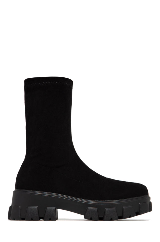Load image into Gallery viewer, Black Suede Boots 
