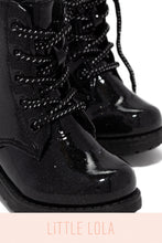 Load image into Gallery viewer, Black Glitter Boot 
