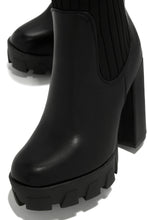 Load image into Gallery viewer, Black Thigh High Boots
