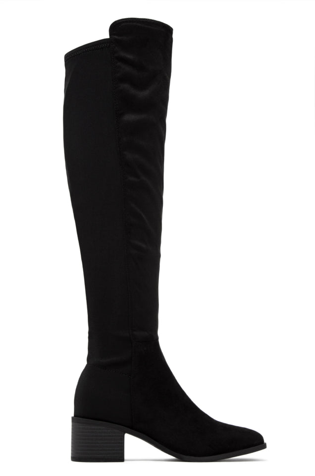 Load image into Gallery viewer, Black Suede Boot 
