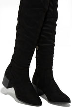 Load image into Gallery viewer, Black Over The Knee Boots
