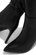Load image into Gallery viewer, Portia Knee High Heel Boots - Black
