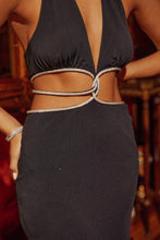Load image into Gallery viewer, Embellished Waist Maxi Dress

