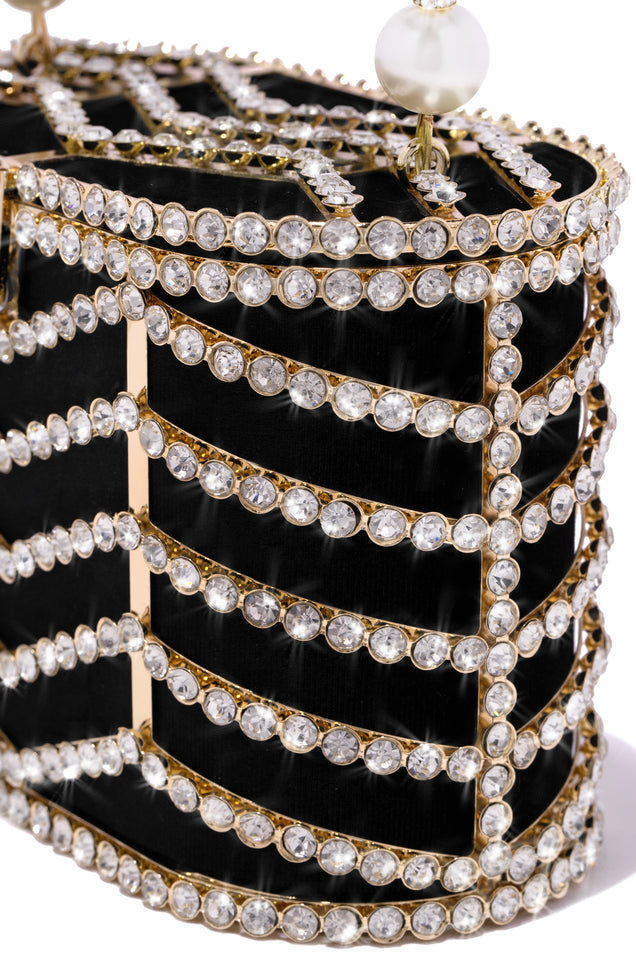 Load image into Gallery viewer, Black Bag With Embellished Details 

