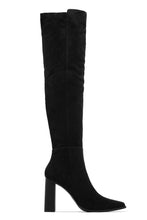 Load image into Gallery viewer, Black Faux Suede boot 
