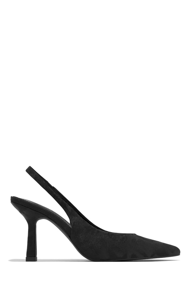 Load image into Gallery viewer, Black Slingback Pumps
