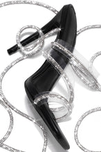 Load image into Gallery viewer, Black Heels with Embellished Straps
