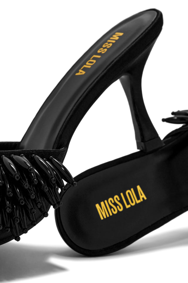 Load image into Gallery viewer, Black Mule Heel
