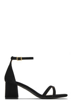 Load image into Gallery viewer, Black Single Sole Chunky Heels

