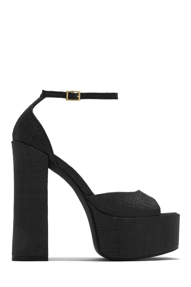 Load image into Gallery viewer, Baecation Platform Block High Heels - Natural
