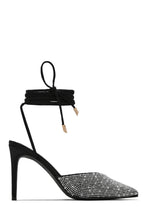 Load image into Gallery viewer, Black and Silver Heels
