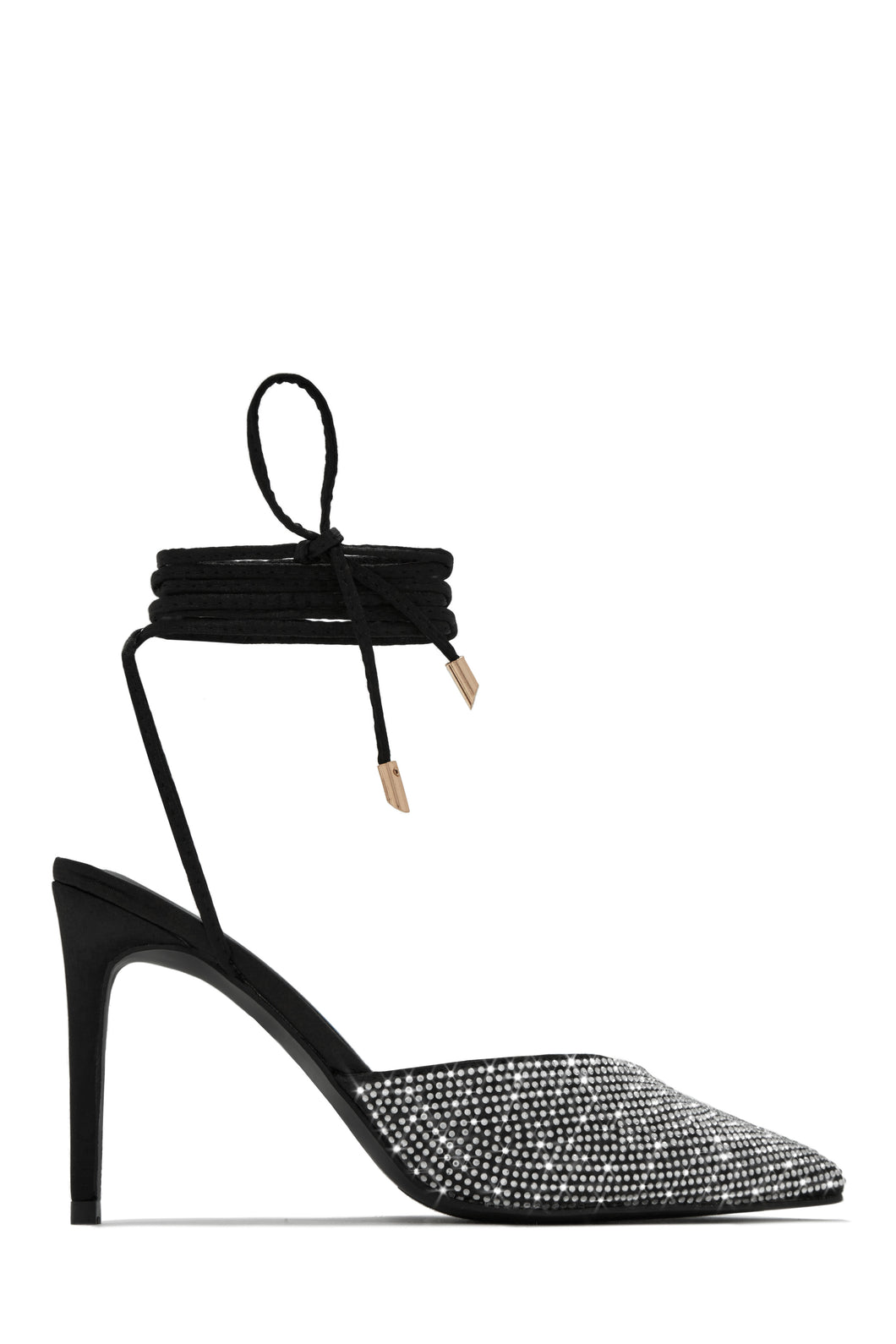 Black Lace Up Pump