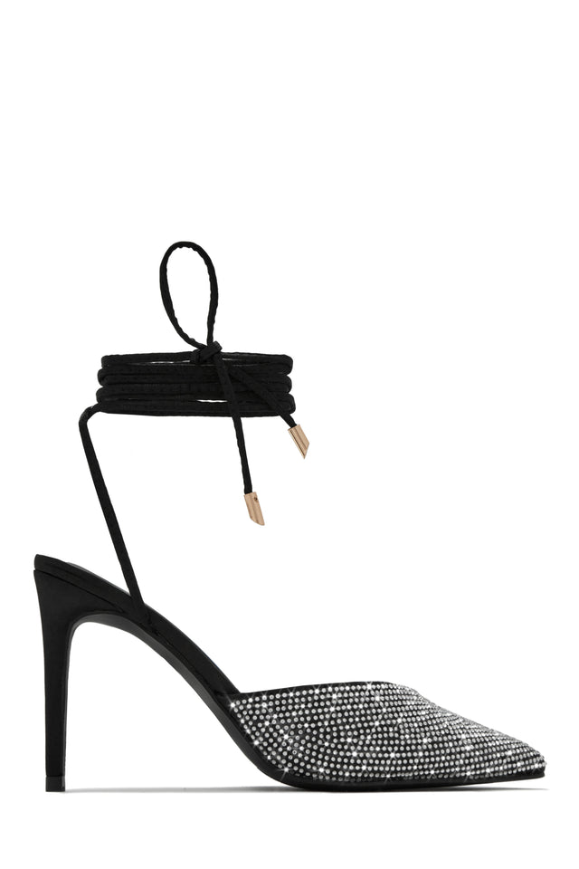 Load image into Gallery viewer, Black Lace Up Pump
