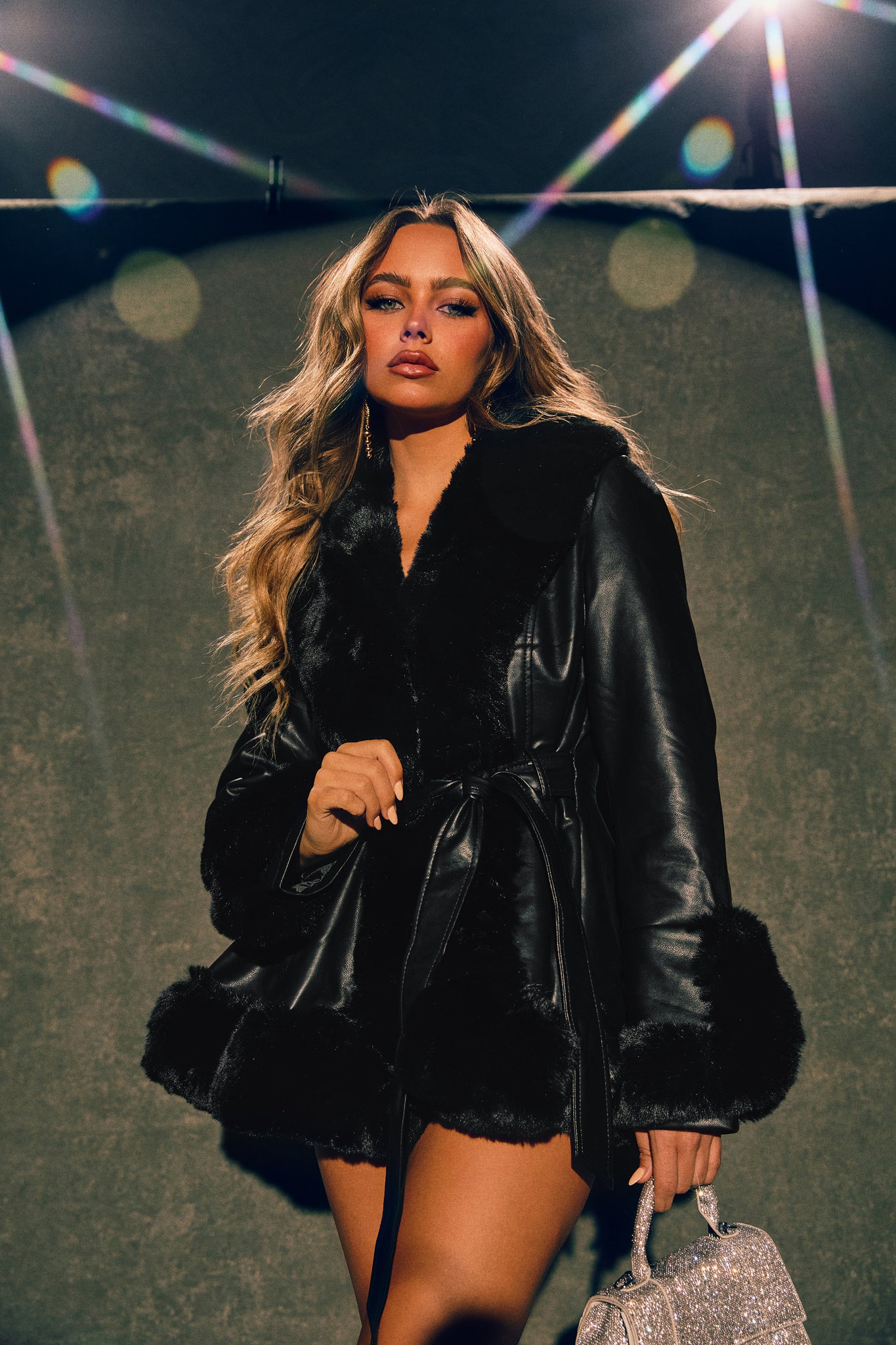 Black friday faux fur coat 2025