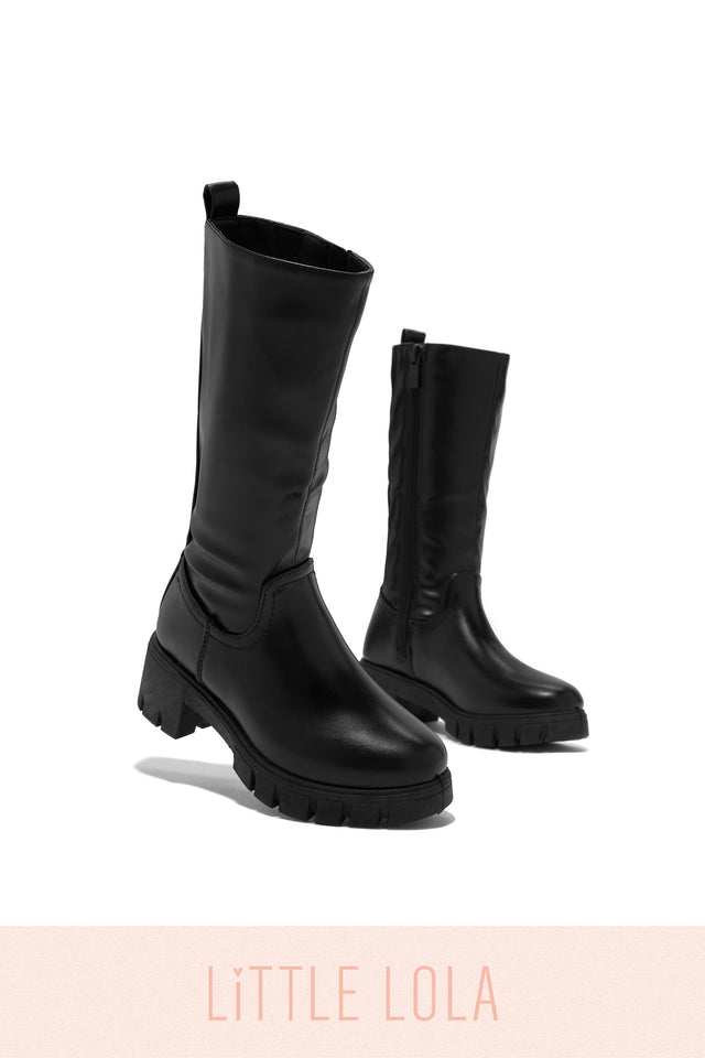 Load image into Gallery viewer, Black Knee High Boot 
