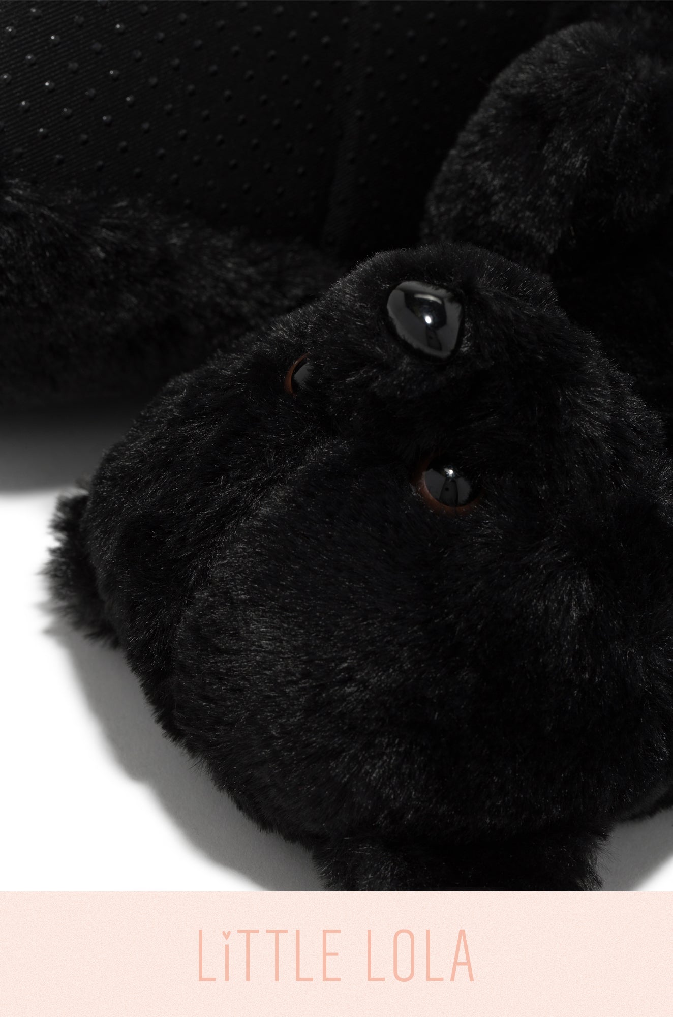 Black online dog slippers