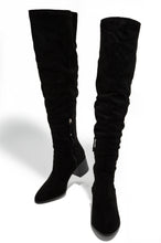 Load image into Gallery viewer, Black Over The Knee Boots
