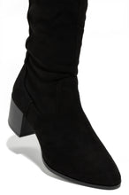 Load image into Gallery viewer, Black Pointed Toe Boots
