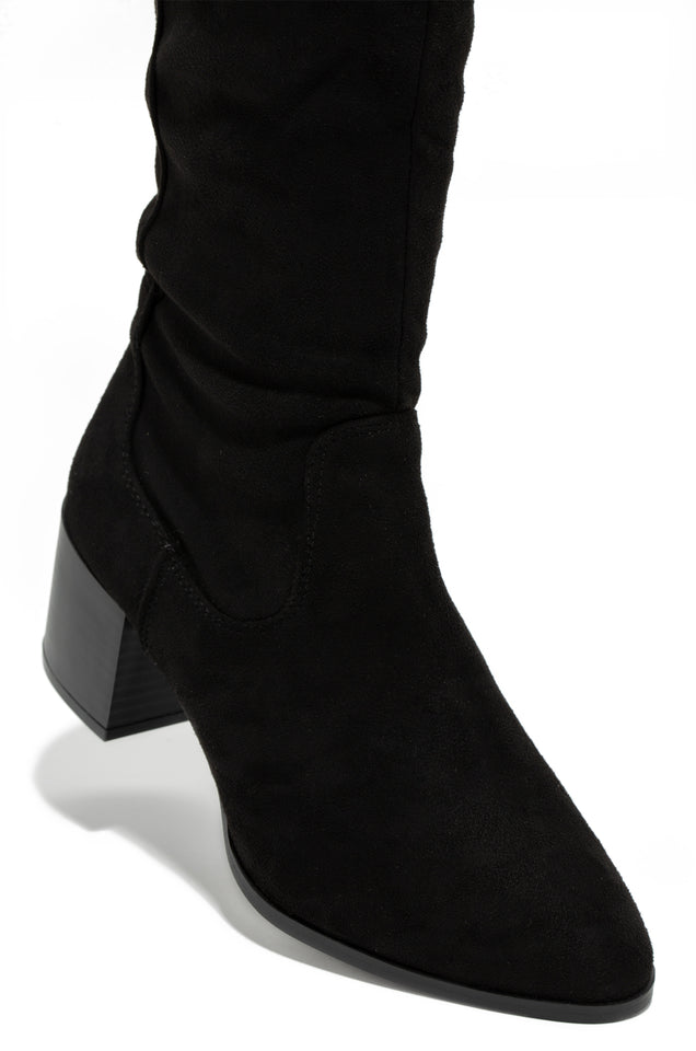 Load image into Gallery viewer, Black Pointed Toe Boots
