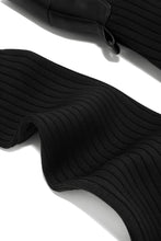 Load image into Gallery viewer, Black Stretch Knit Boots
