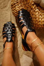 Load image into Gallery viewer, Black Caged Sandals
