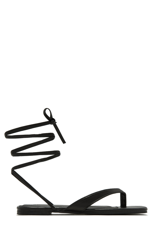 Load image into Gallery viewer, Black Thong Sandals
