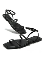 Load image into Gallery viewer, Bali Beach Flat Sandals - Black
