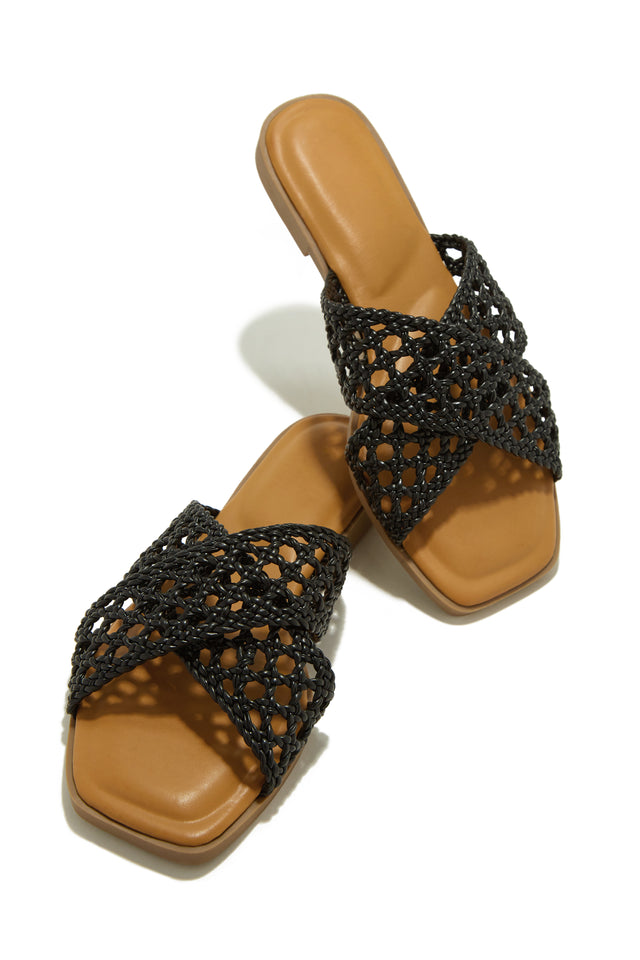 Load image into Gallery viewer, Beachside Slip On Sandals - Black
