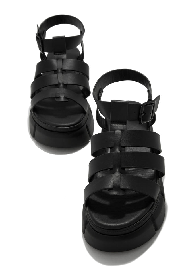 Load image into Gallery viewer, Black Chunky Sandals
