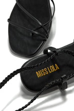 Load image into Gallery viewer, Black Open Toe Sandals
